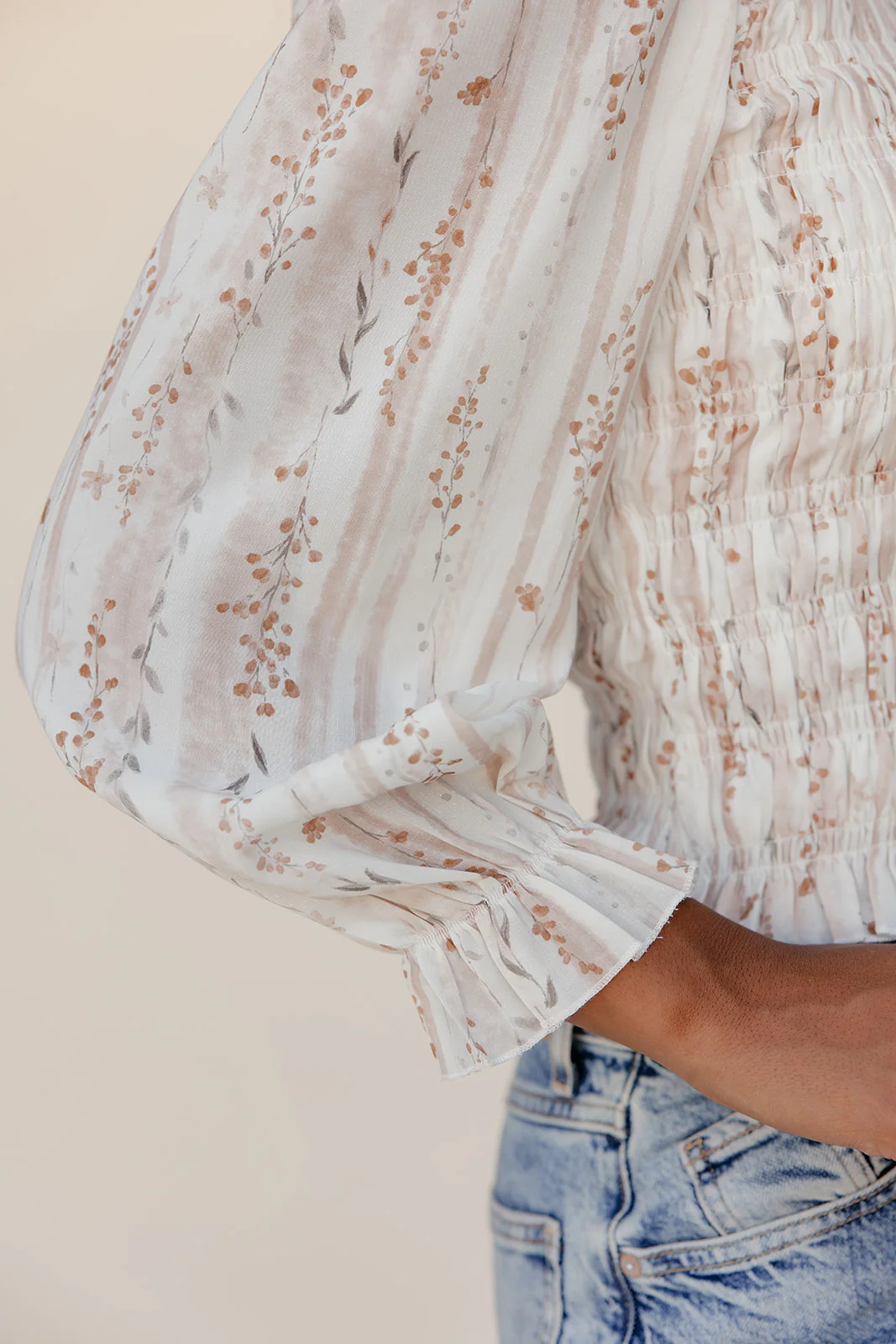 Blushwood Smocked Blouse - Image 10