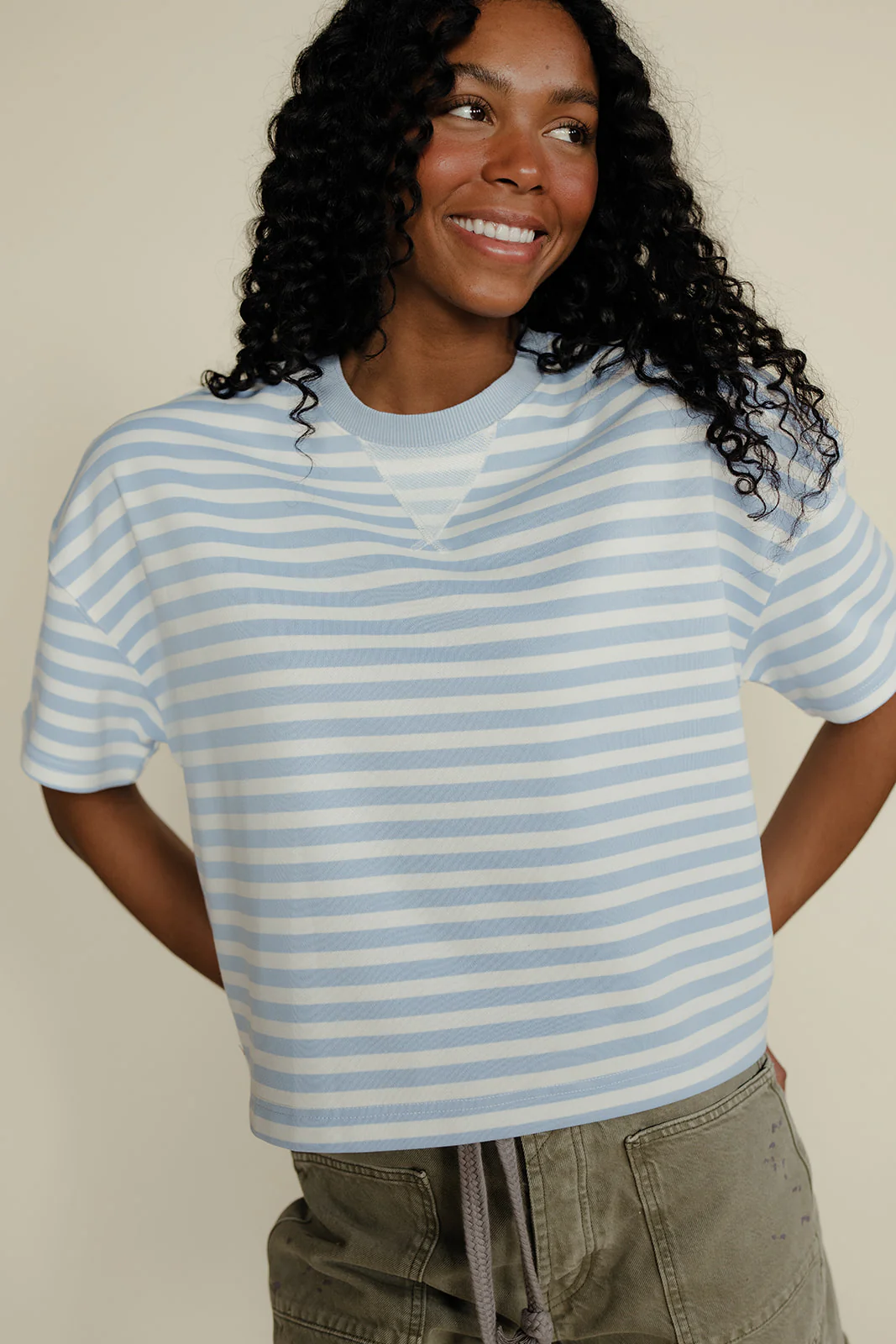 Bold Lines Stripe Tee - Image 2