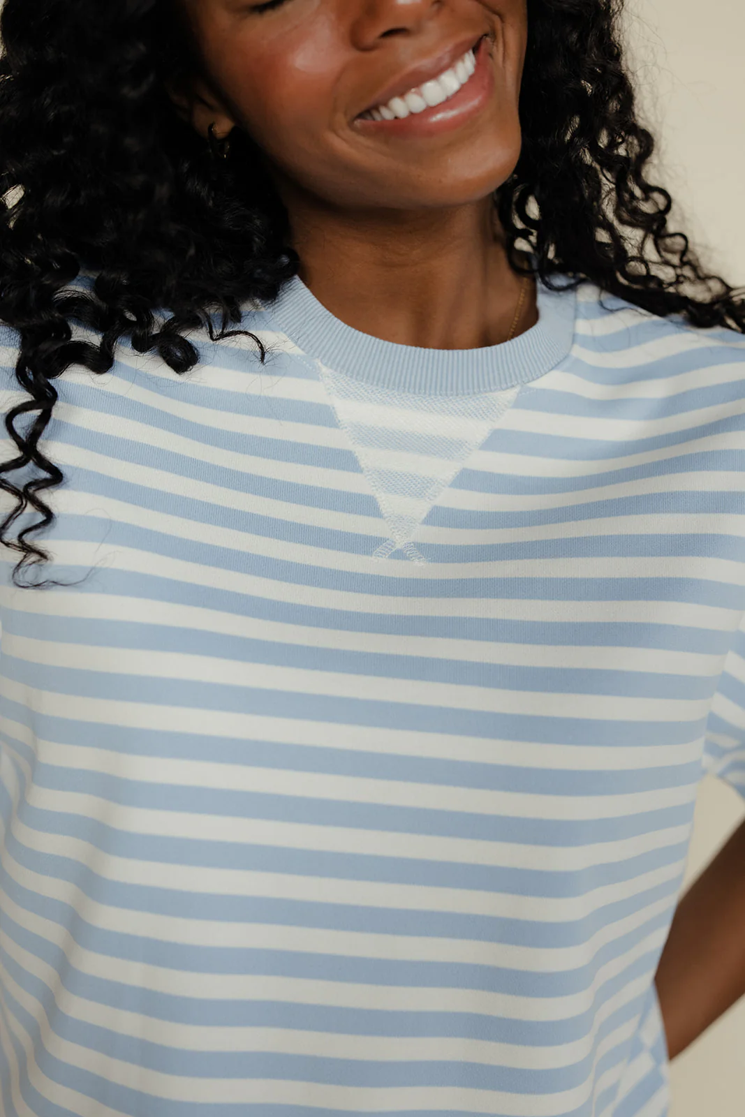 Bold Lines Stripe Tee - Image 7