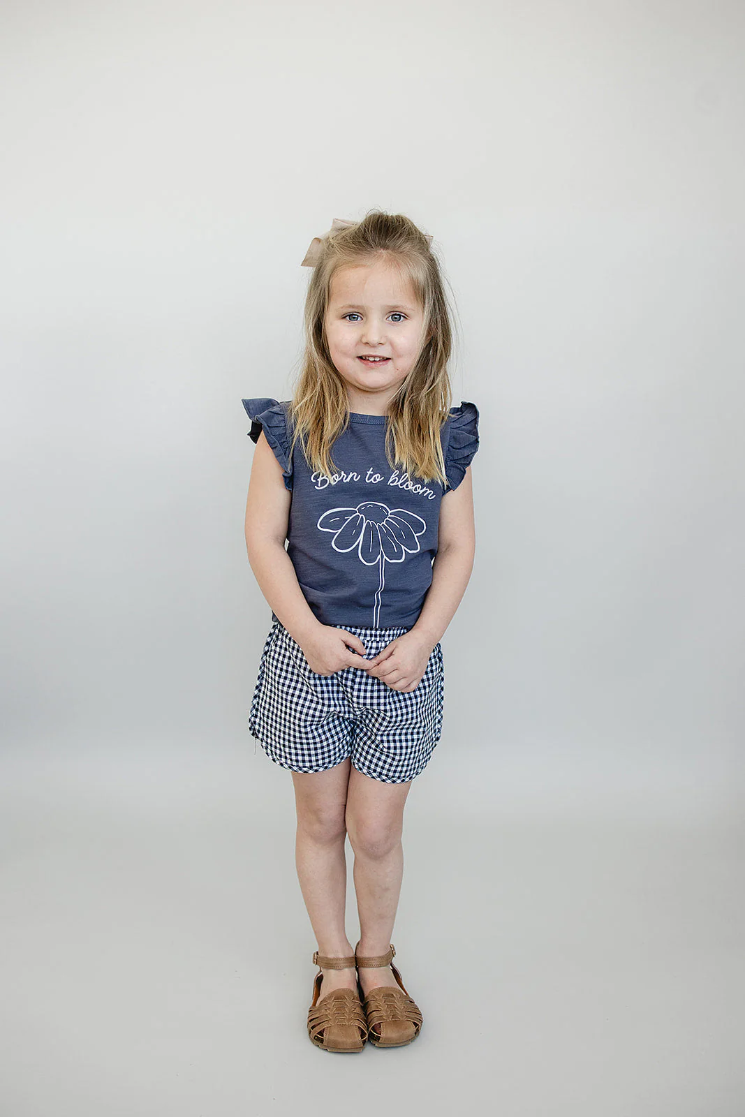 Born to Bloom Ruffle Tee - Image 3