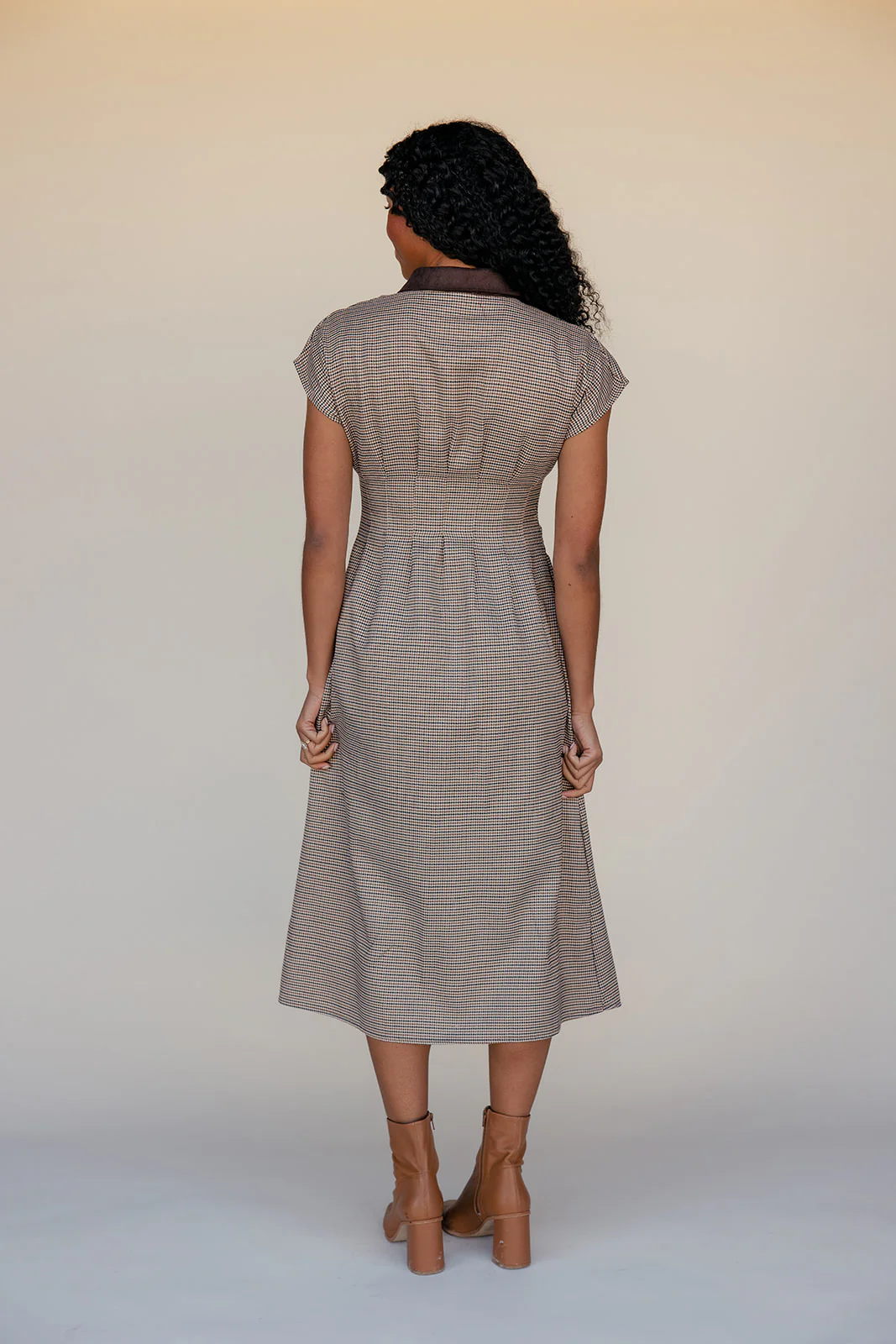 Brownstone Houndstooth Dress - Image 5