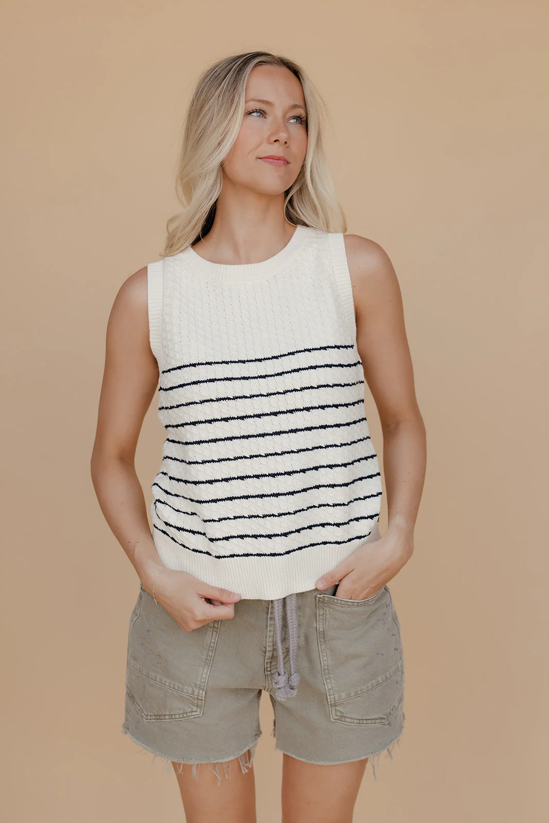 Camden Stripe Sweater Vest - Image 3