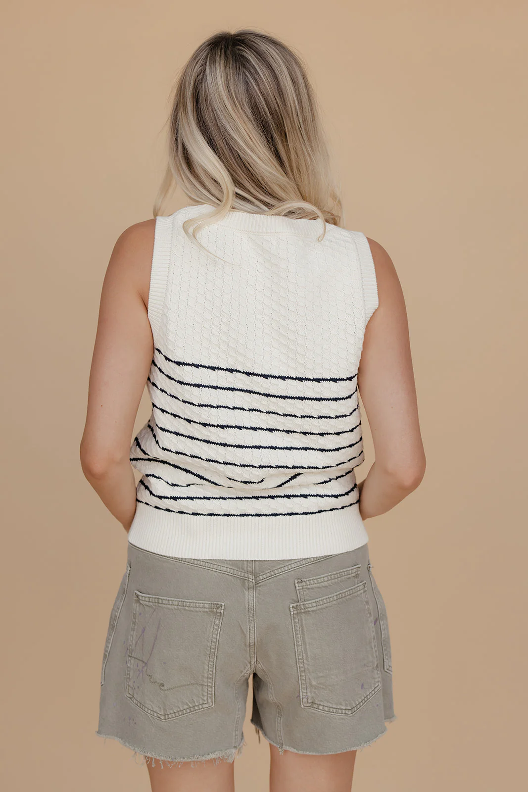 Camden Stripe Sweater Vest - Image 4