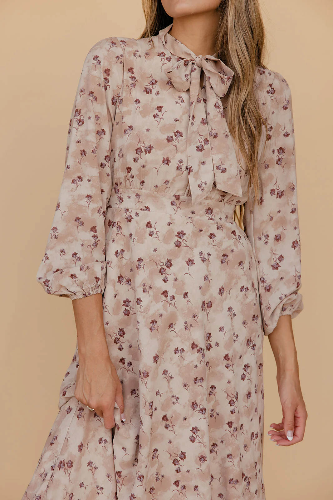 Camilla Tie Neck Midi - Image 2