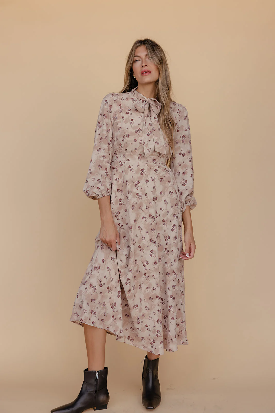 Camilla Tie Neck Midi - Image 3