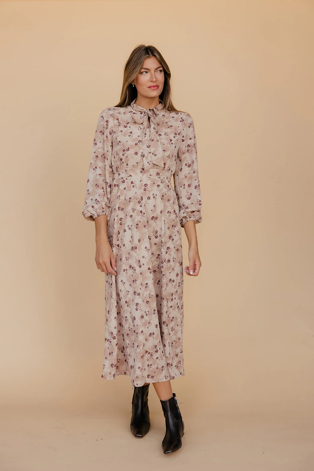 Camilla Tie Neck Midi - Image 4