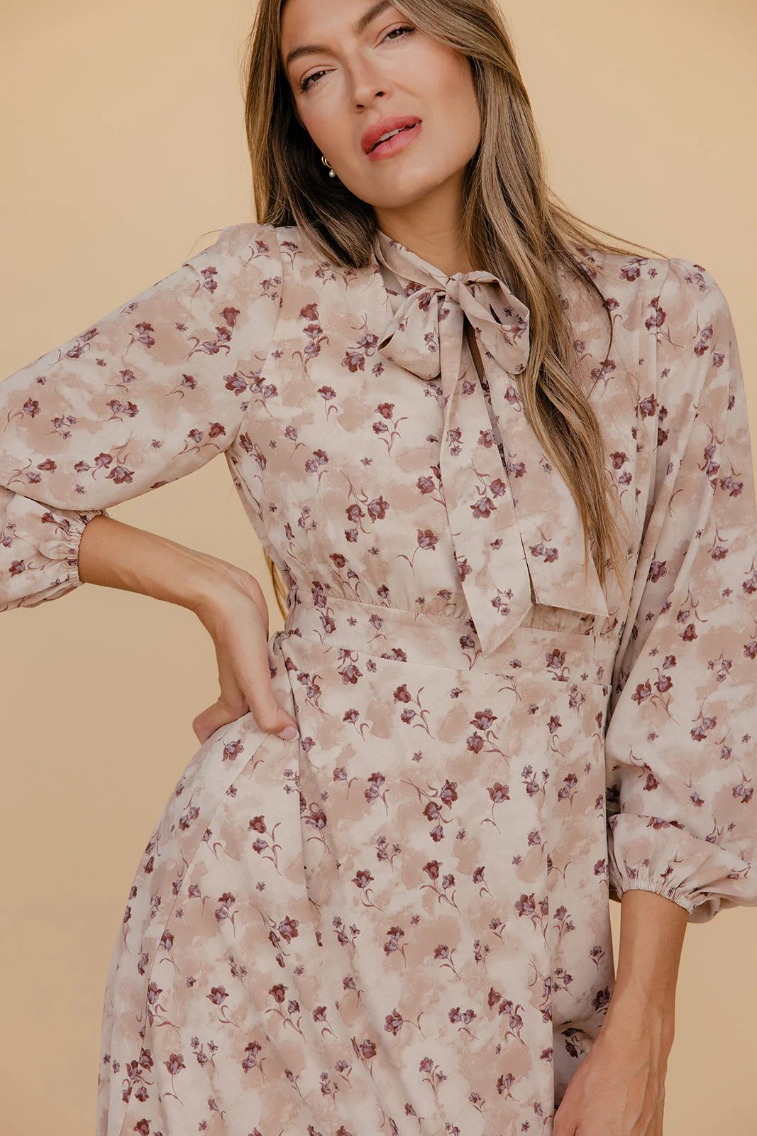 Camilla Tie Neck Midi - Image 6
