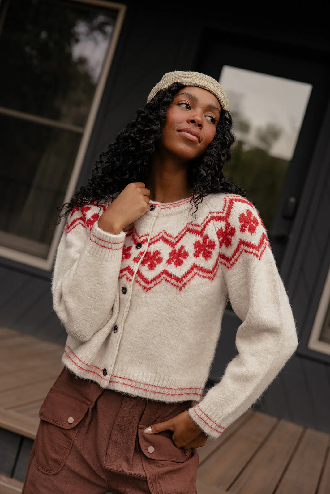 Chalet Knit Cardigan - Image 10