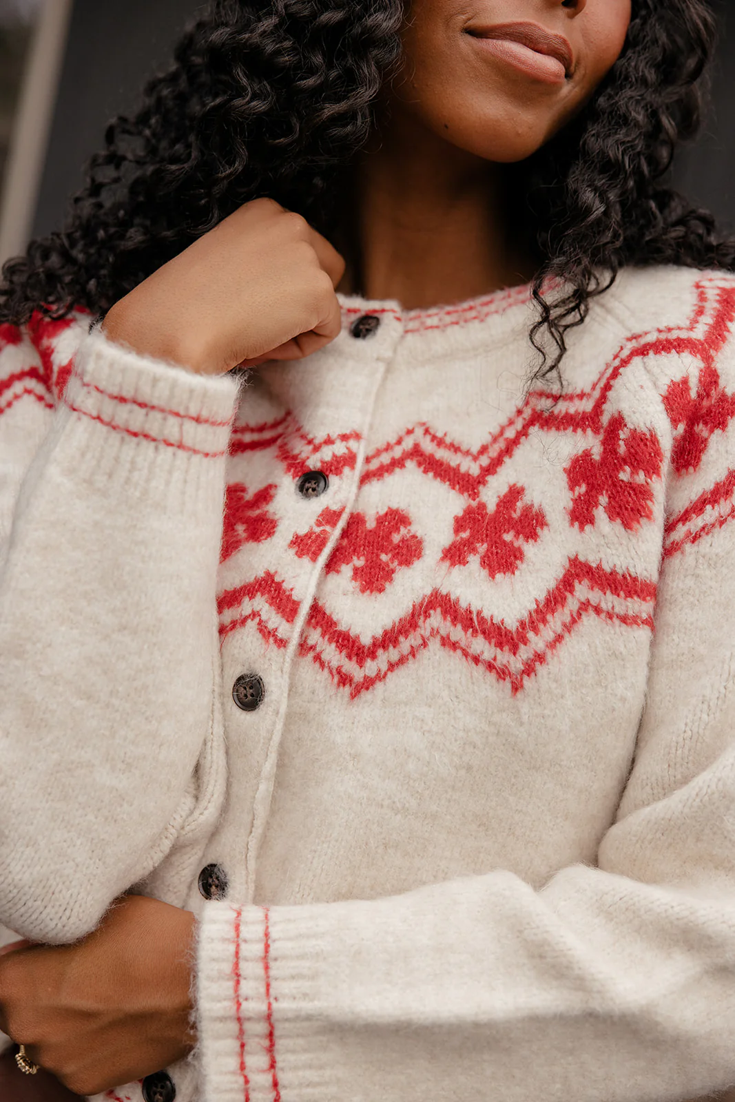 Chalet Knit Cardigan - Image 2