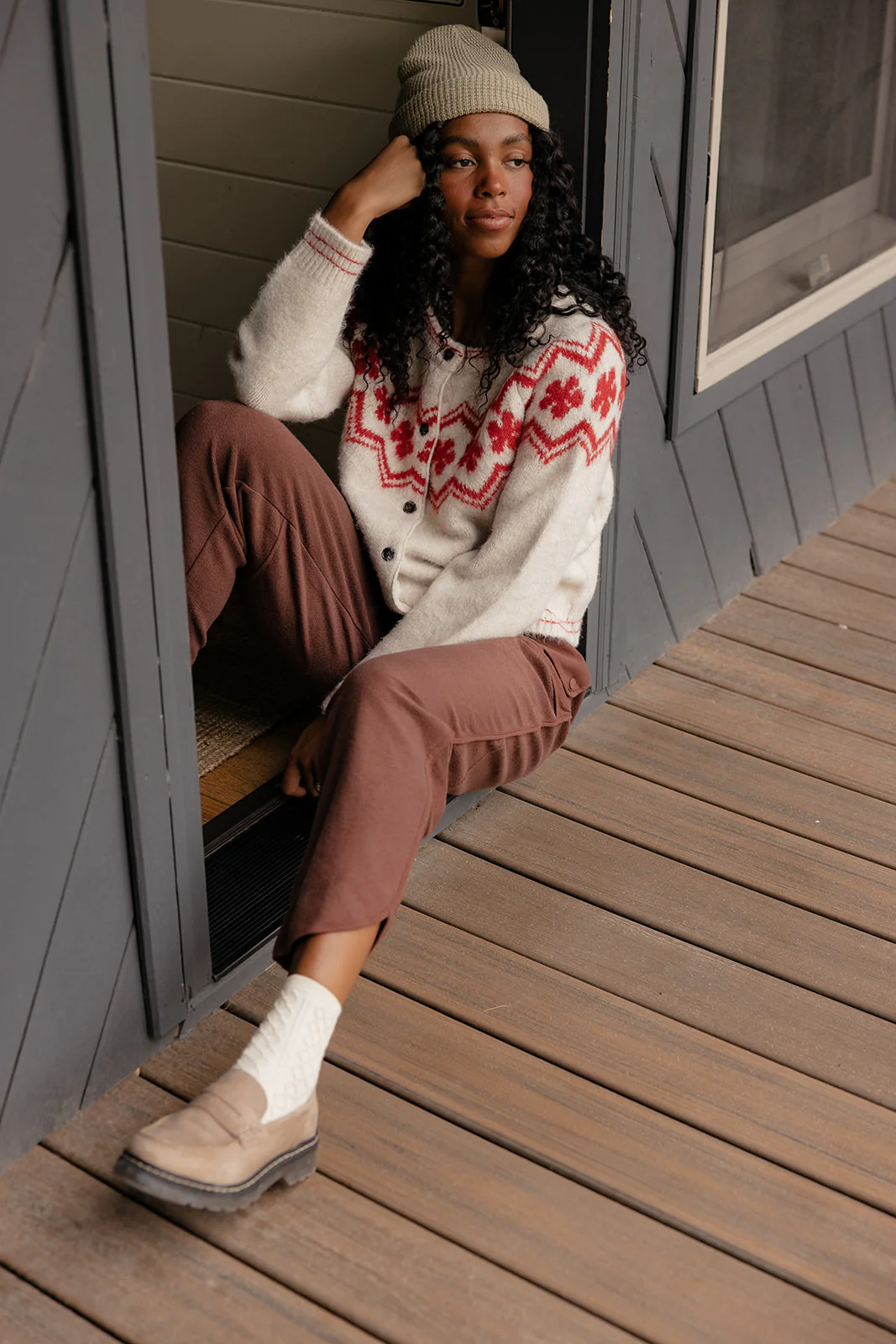 Chalet Knit Cardigan - Image 9
