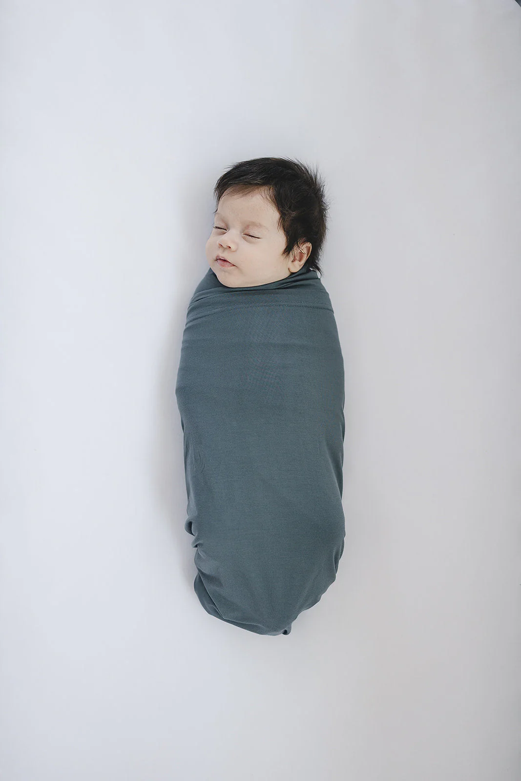Charcoal Bamboo Stretch Swaddle - Image 3