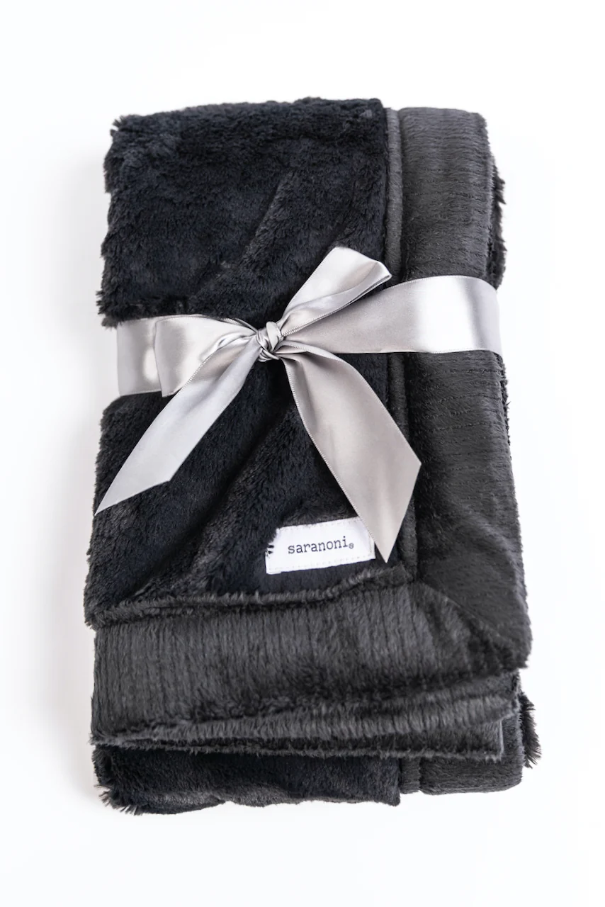 Charcoal Lush Blanket - Image 5