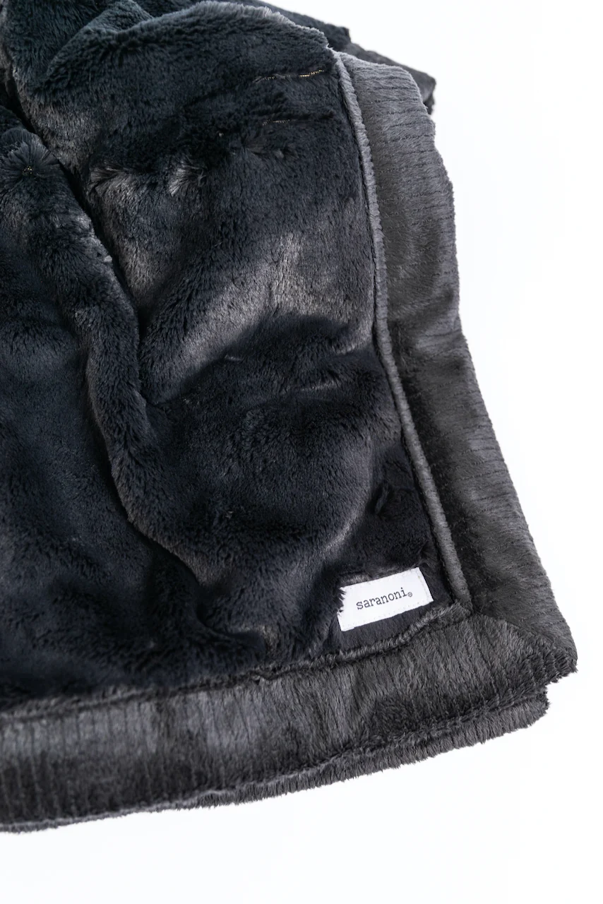 Charcoal Lush Blanket - Image 8
