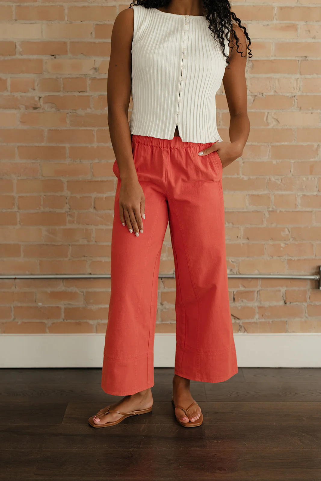 Cherry Pop Wide Leg Pants - Image 3