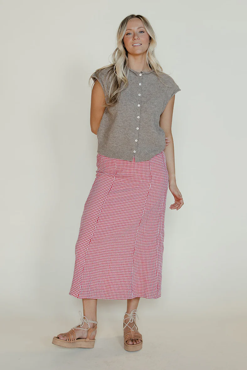 Chestnut Hollow Gingham Skirt - Image 3