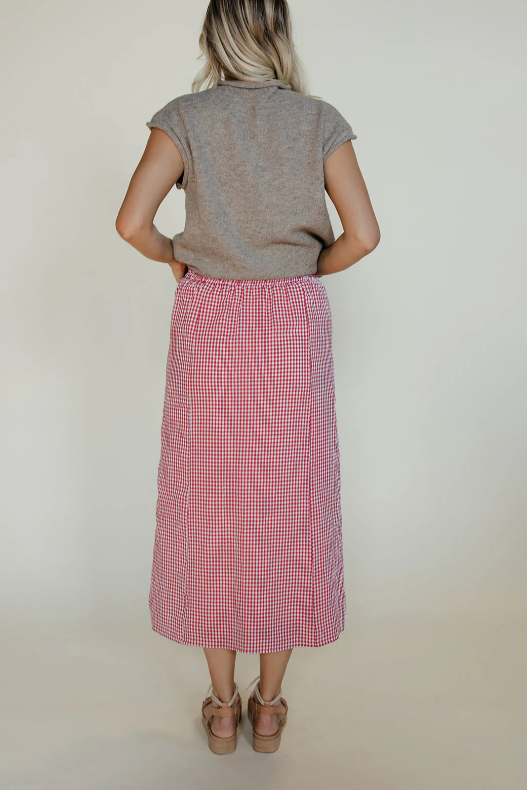 Chestnut Hollow Gingham Skirt - Image 5