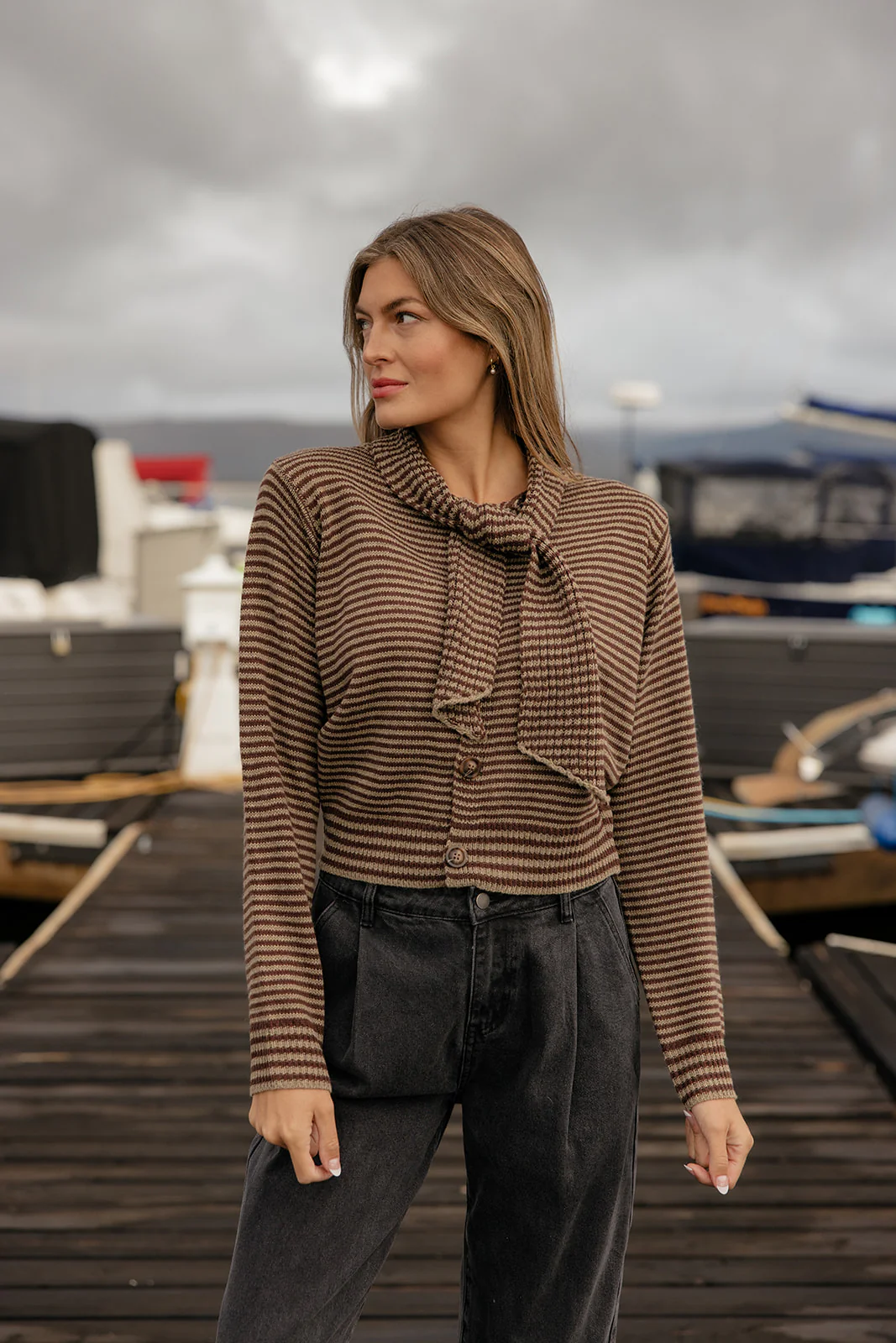 Chestnut Trail Stripe Sweater - Image 3