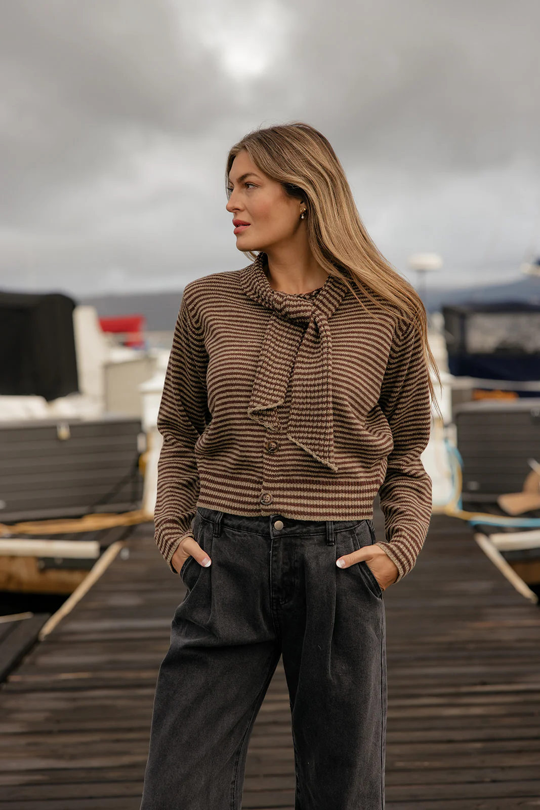 Chestnut Trail Stripe Sweater - Image 5