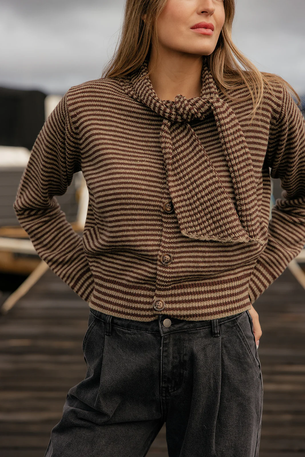 Chestnut Trail Stripe Sweater - Image 6