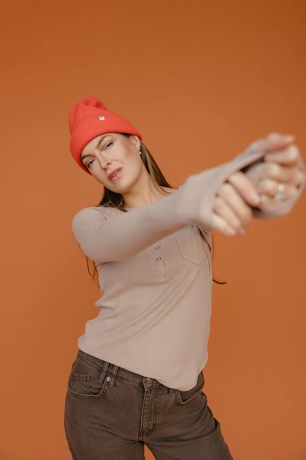 Cinder Henley Pocket Tee - Image 4