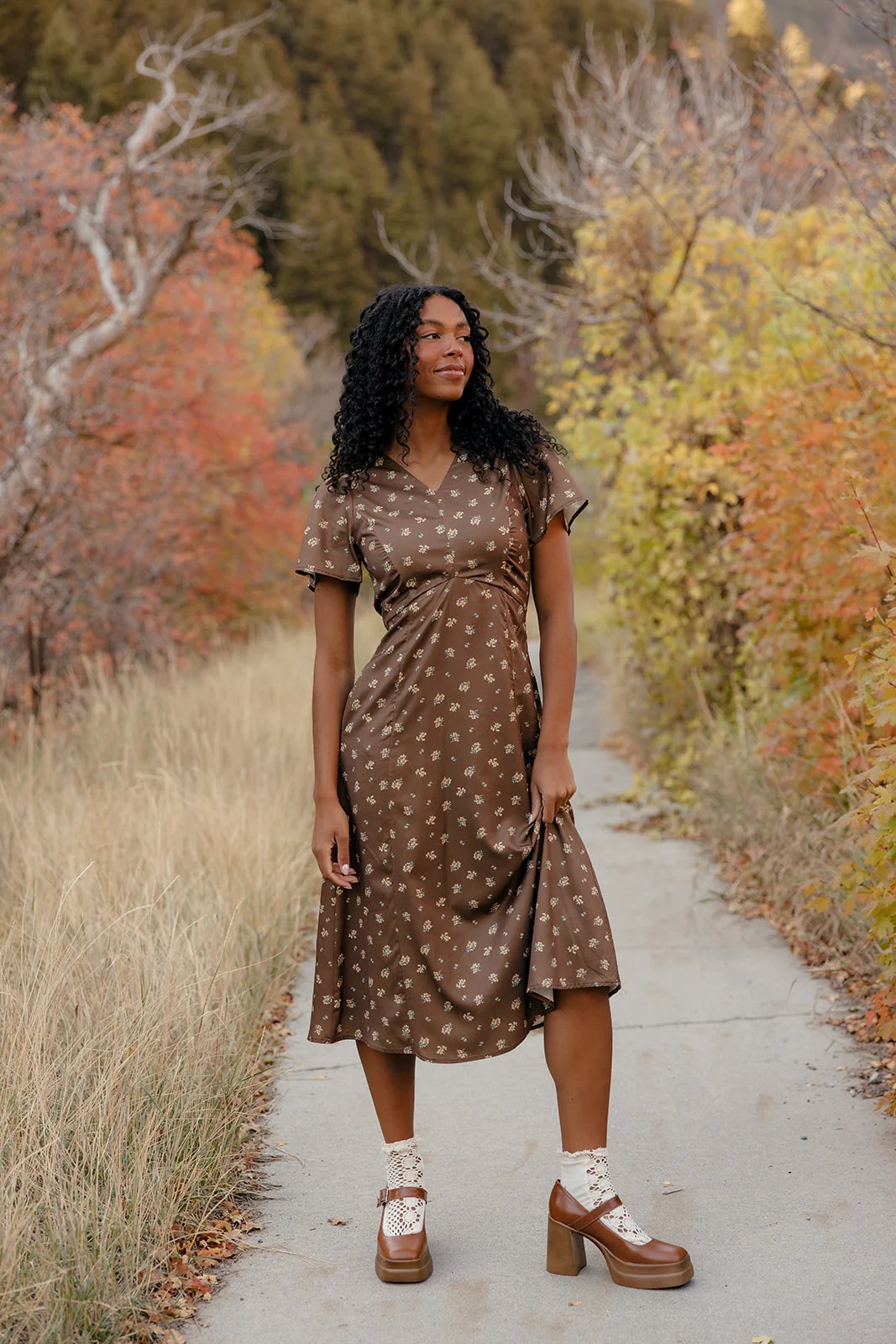 Clara Garden Floral Midi - Image 3