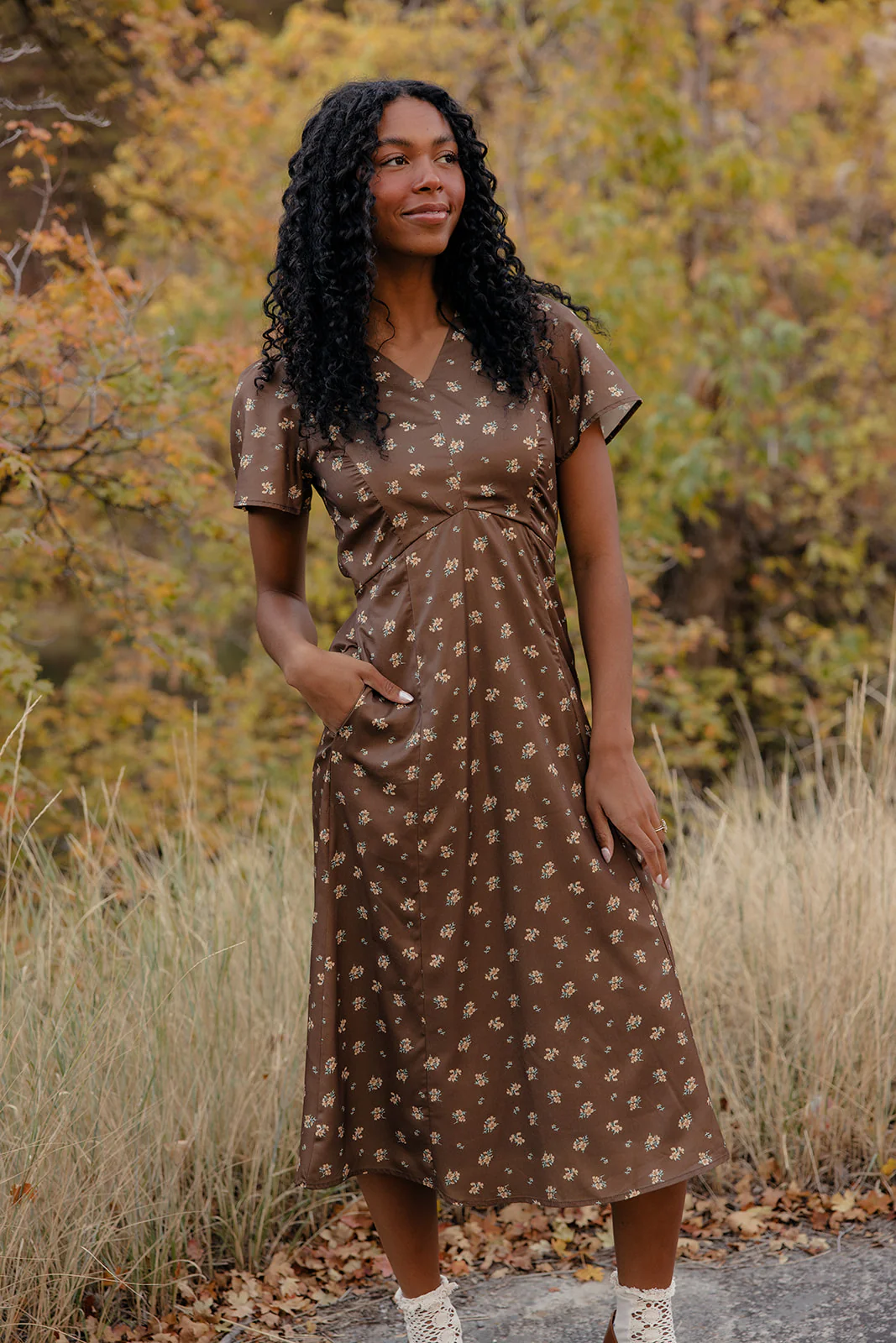 Clara Garden Floral Midi - Image 4