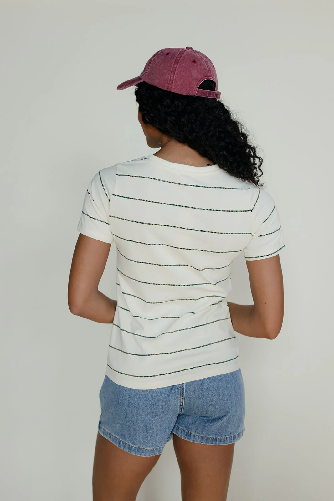 Clean Lines Striped Tee - Image 6