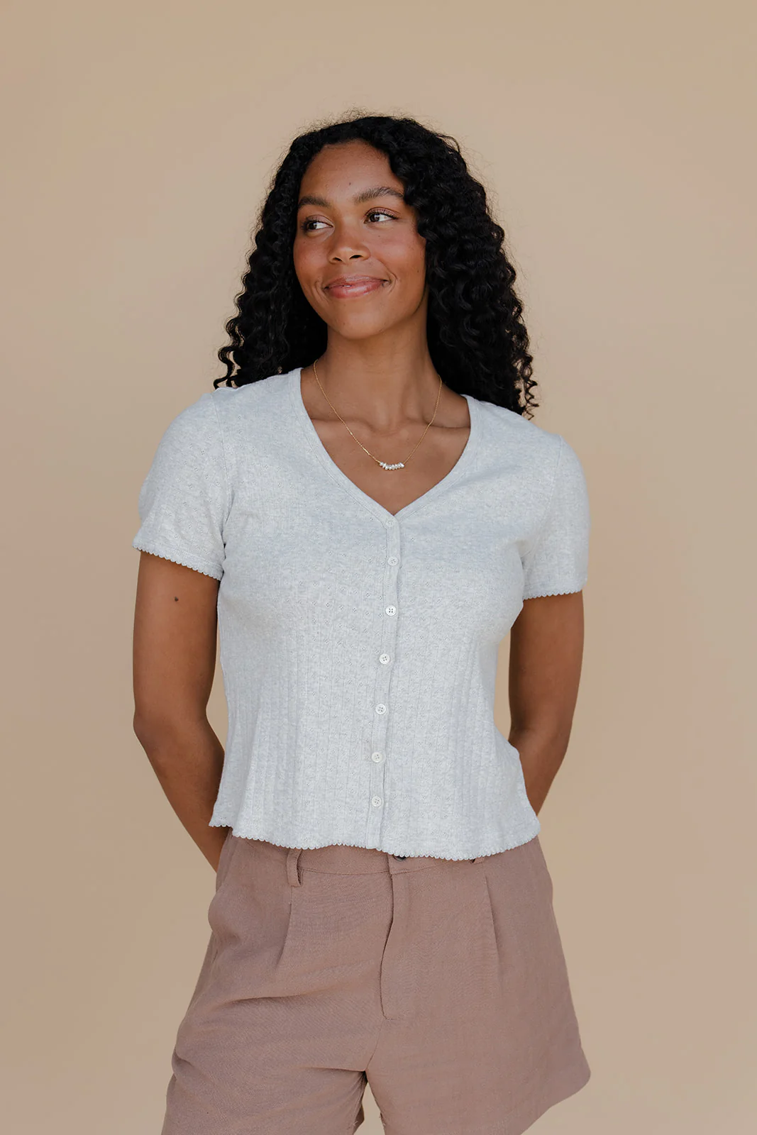 Cloudy Skies Ribbed Tee - Image 11