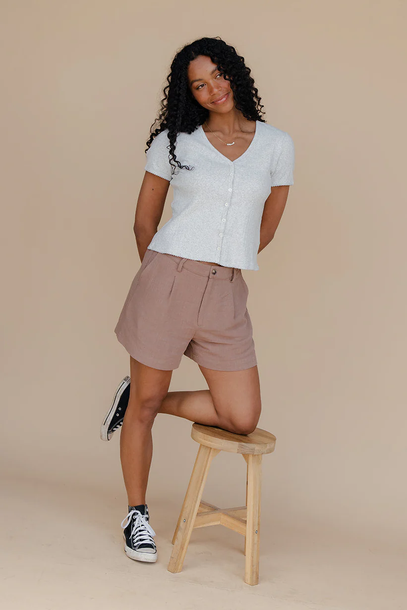 Cloudy Skies Ribbed Tee - Image 14