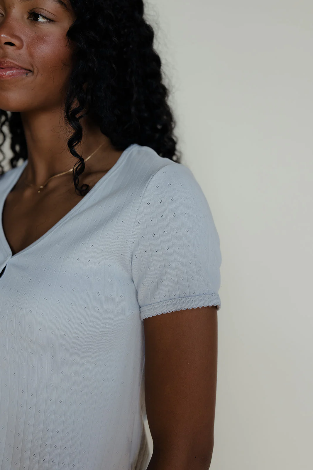 Cloudy Skies Ribbed Tee - Image 5