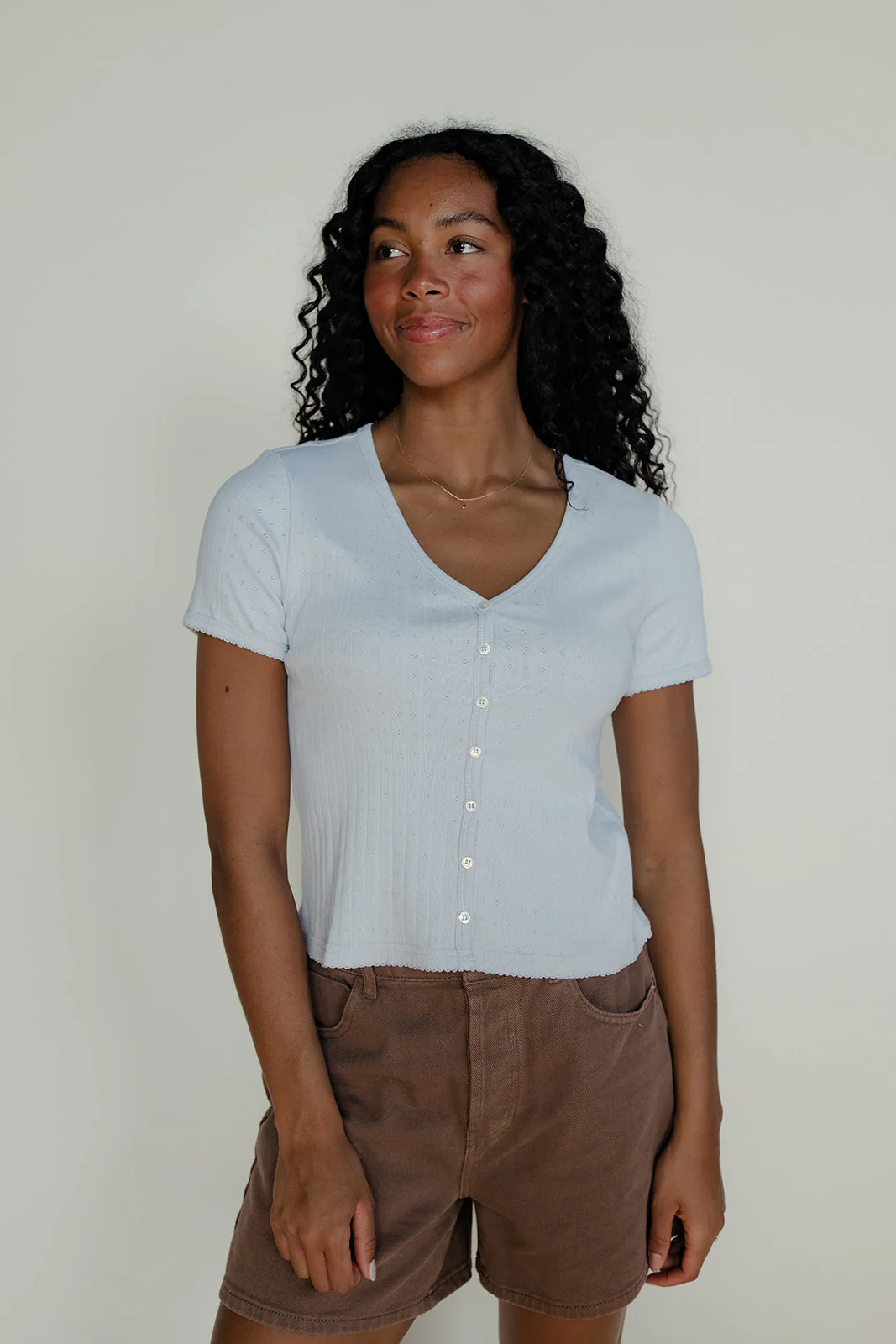 Cloudy Skies Ribbed Tee - Image 8