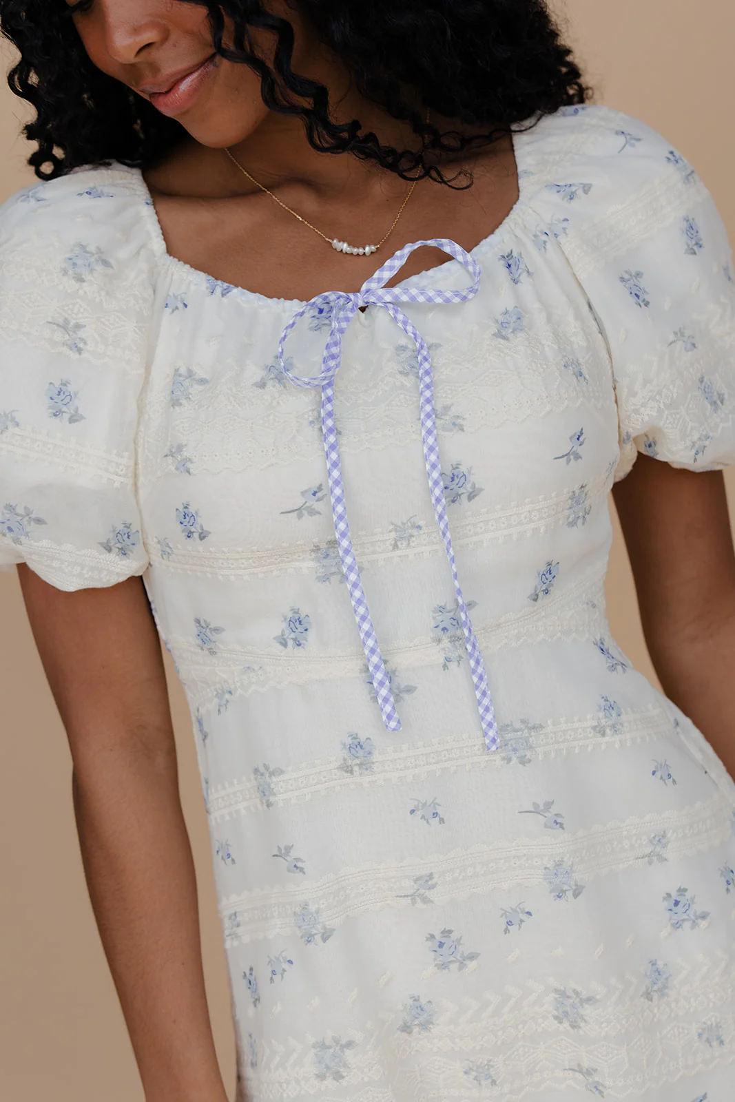 Coastal Bay Puff Sleeve Dress - Image 2