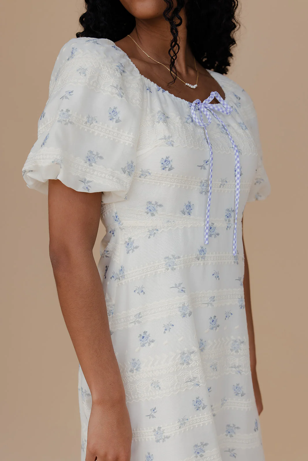 Coastal Bay Puff Sleeve Dress - Image 7