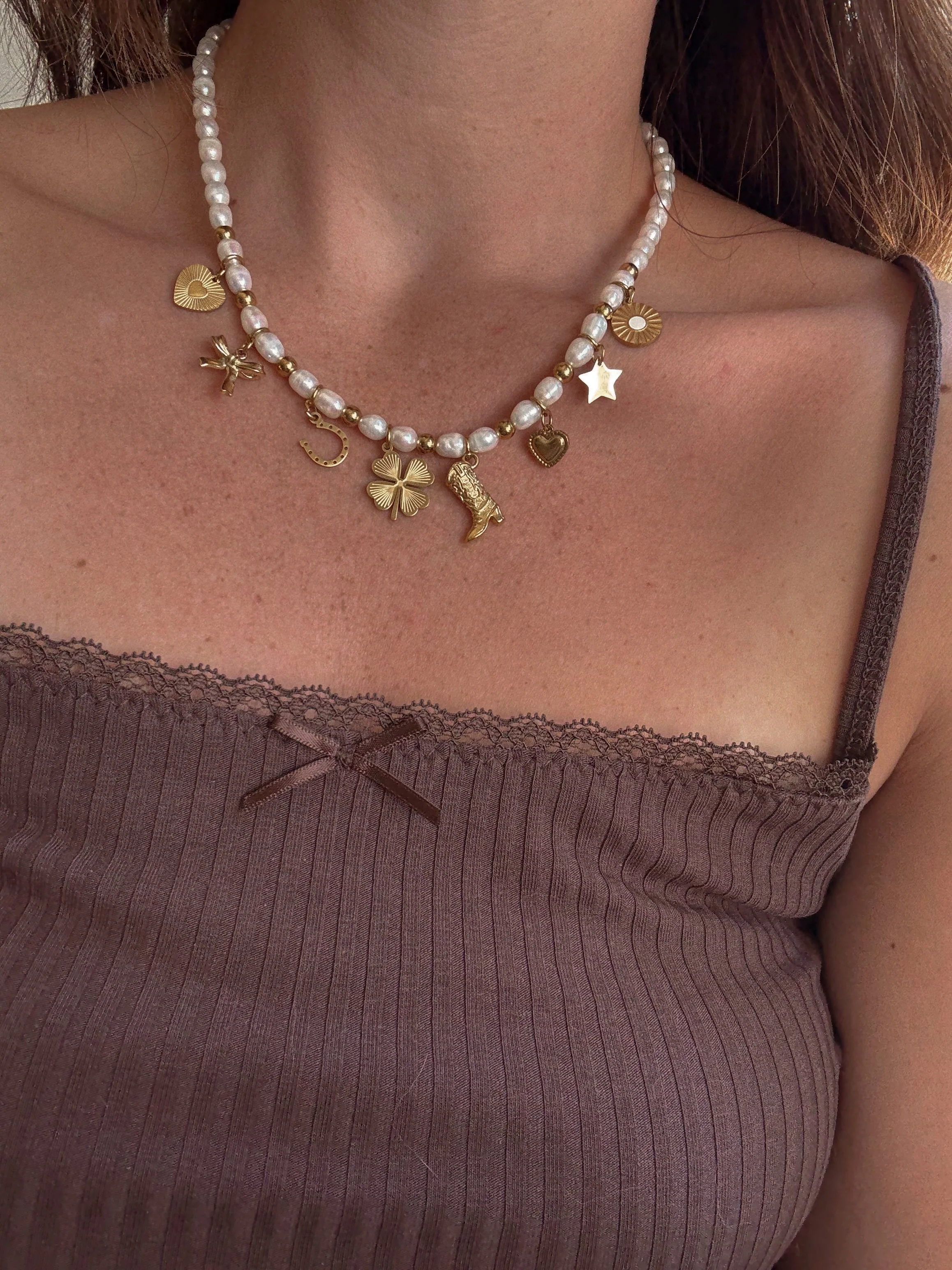 Coastal Cowgirl Pearl Necklace - Image 2
