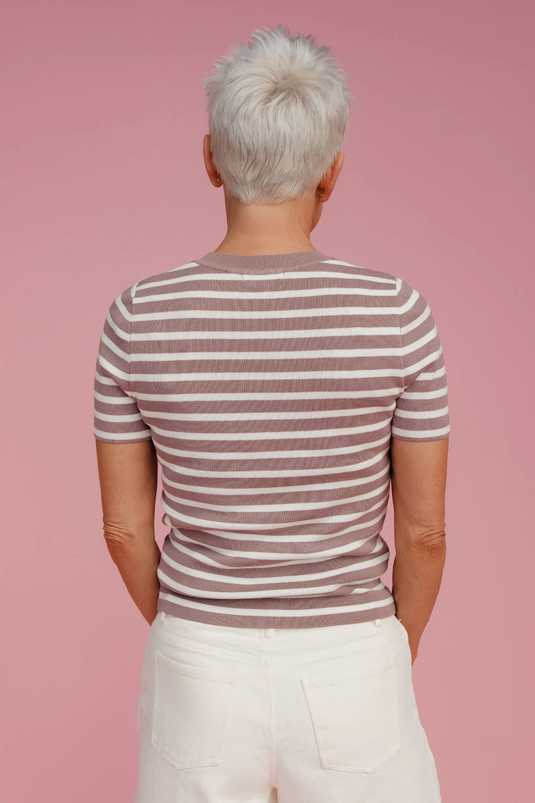 Cocoa Calm Stripe Tee - Image 2