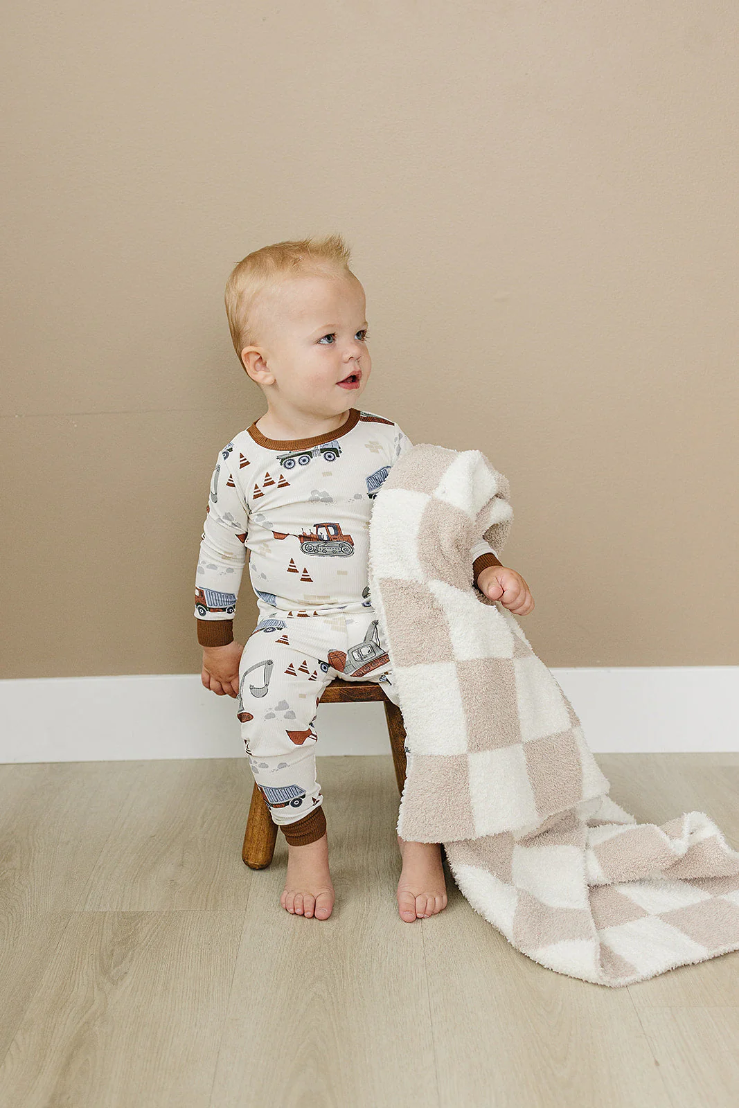 Construction Trucks Ribbed Cozy Set - Image 2