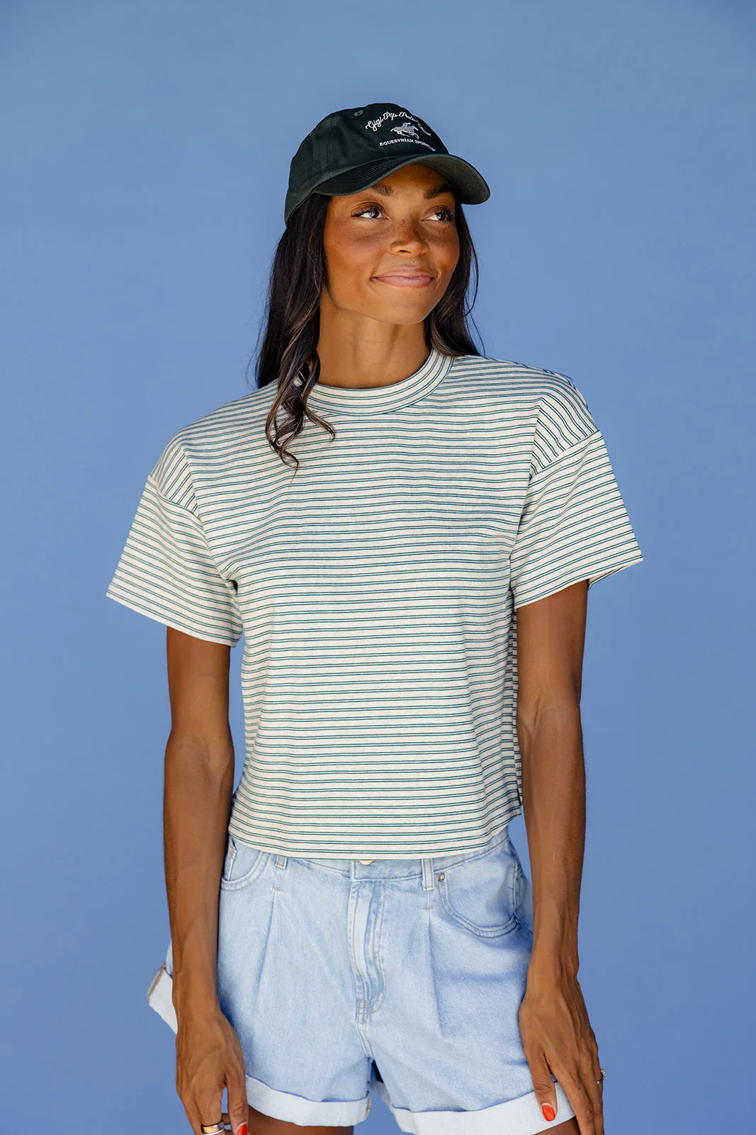 Cozy Casual Striped Tee - Image 10