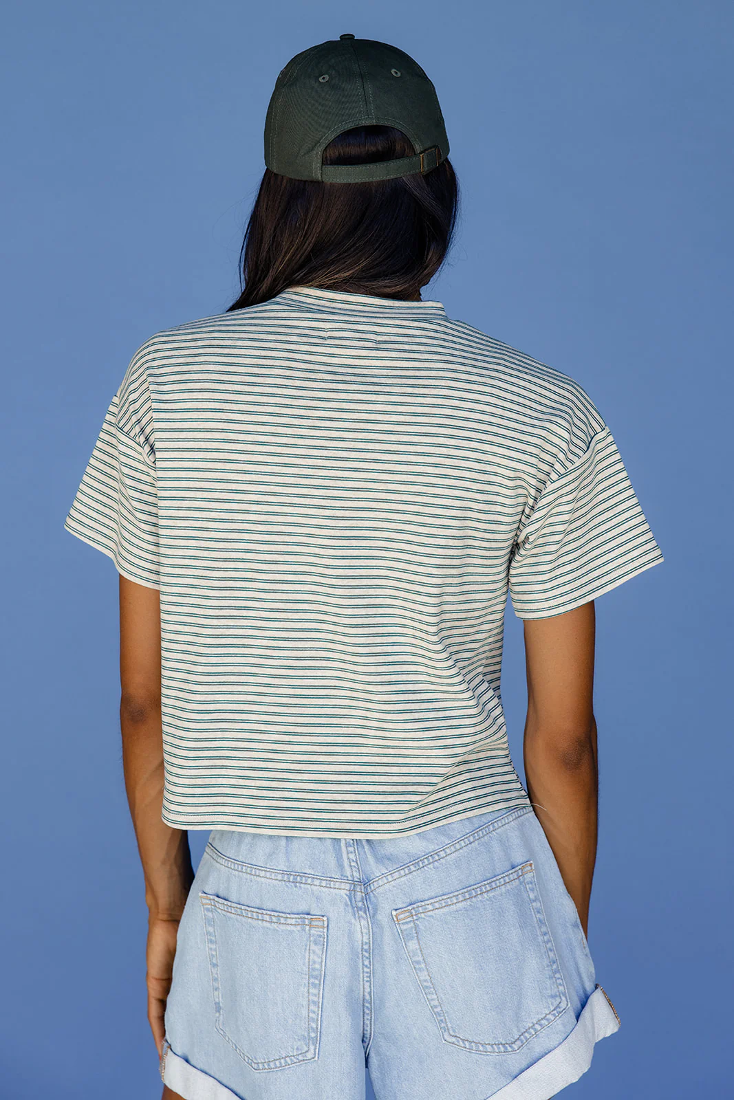 Cozy Casual Striped Tee - Image 11