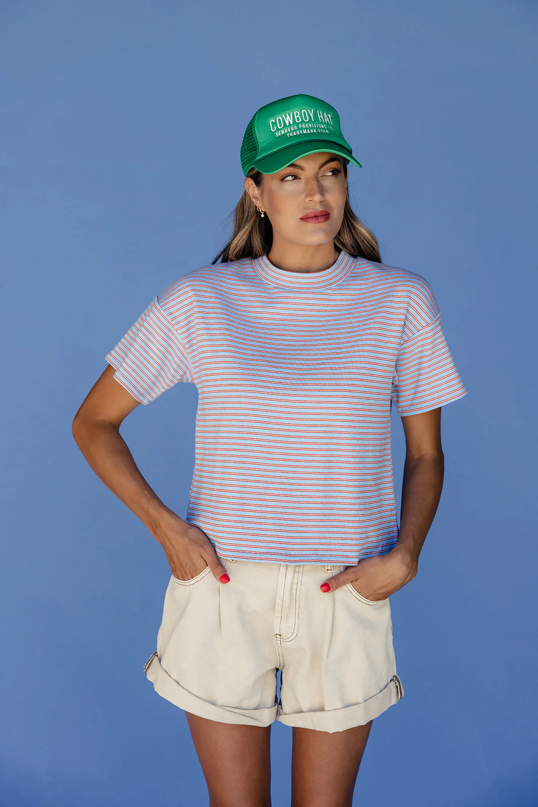Cozy Casual Striped Tee - Image 7