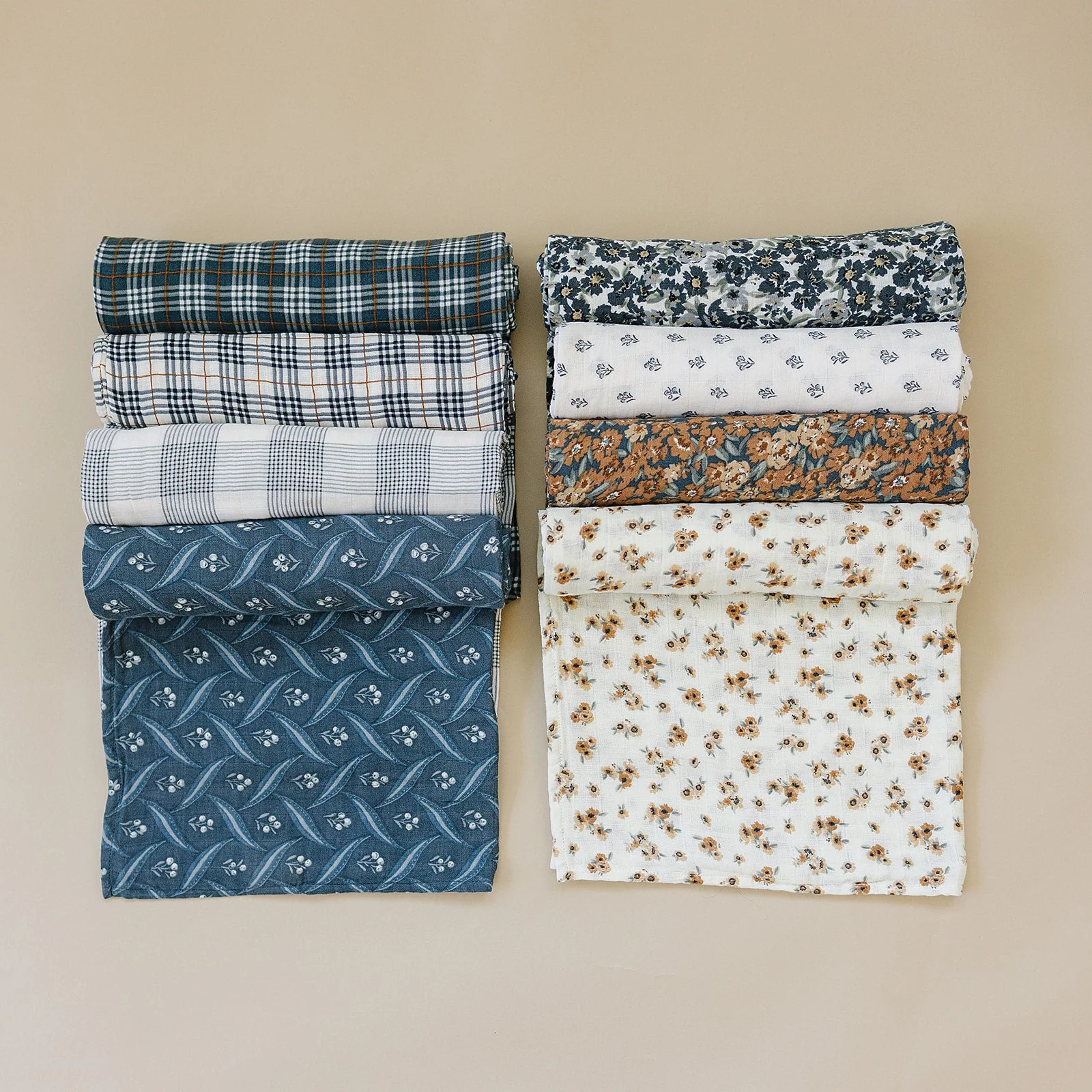 Cream Berry Muslin Swaddle Blanket - Image 4
