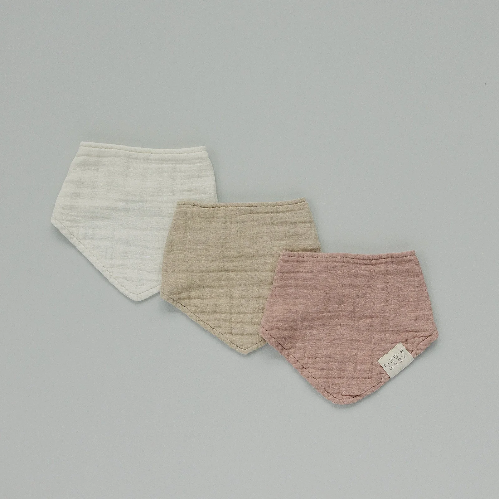 Cream Muslin Bib - Image 3