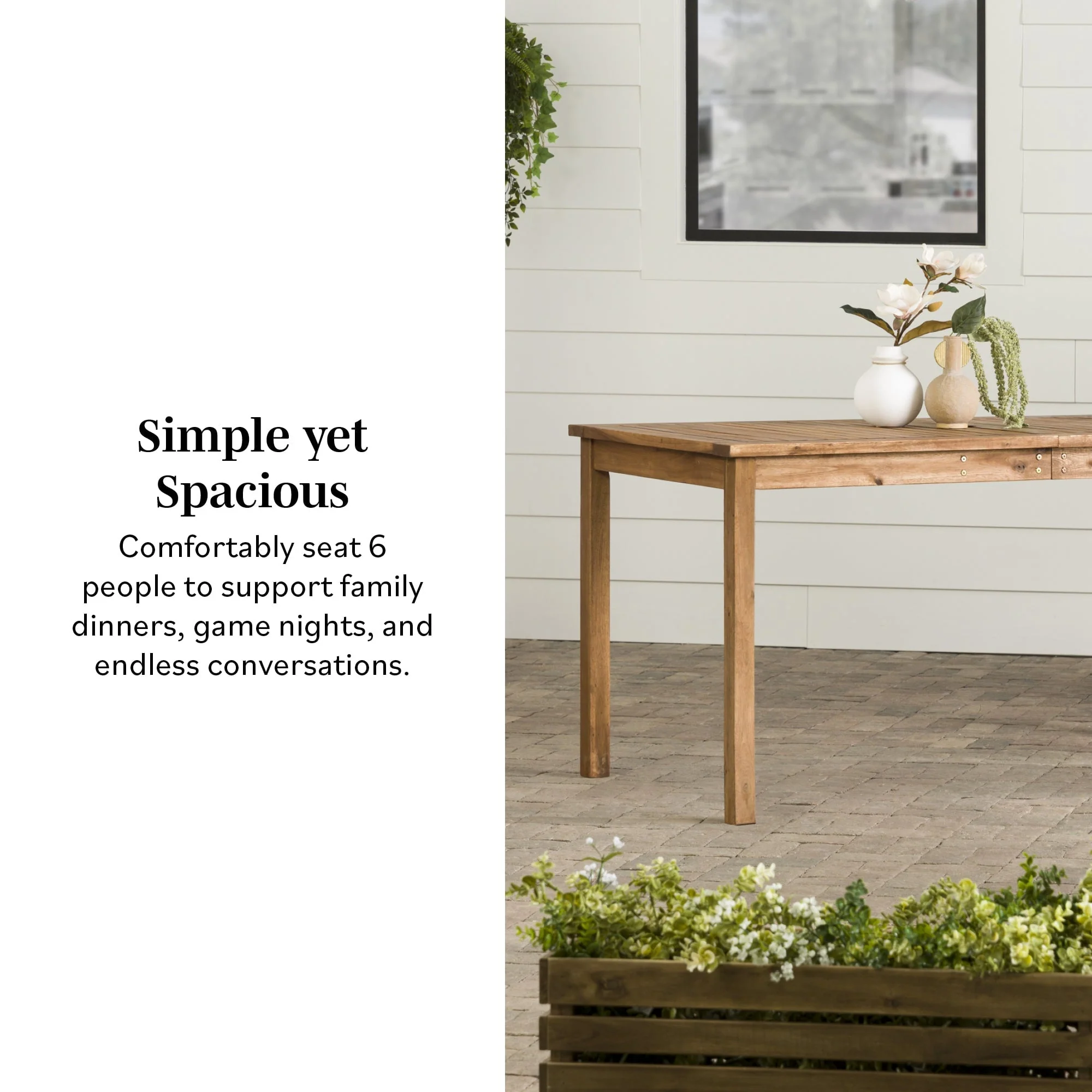 Crosswinds Patio Dining Table - Image 6