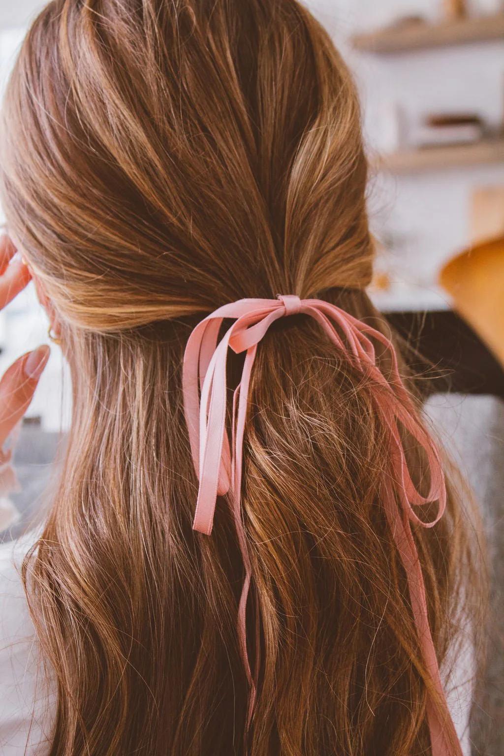 Dainty Ribbon Ponytail - Image 5