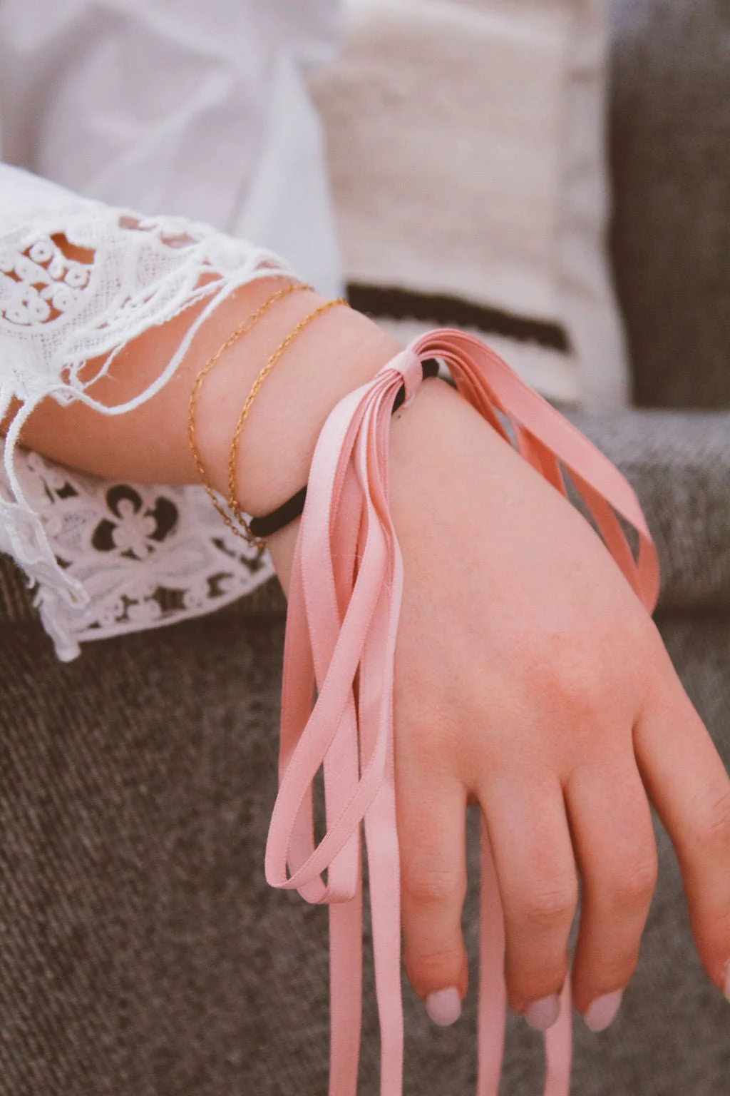 Dainty Ribbon Ponytail - Image 7