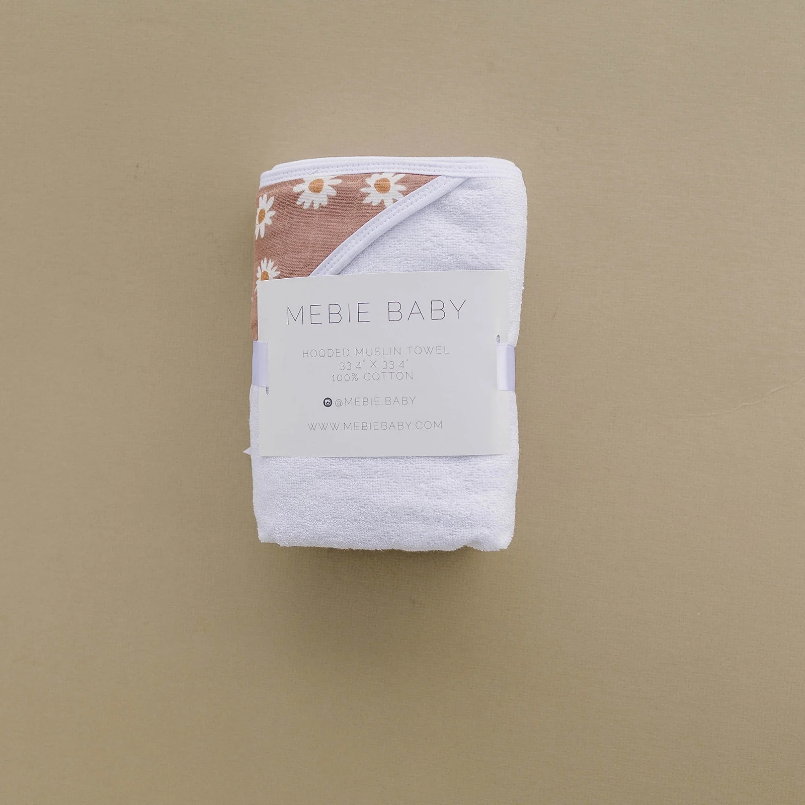 Daisy Dream Muslin Hooded Towel - Image 6