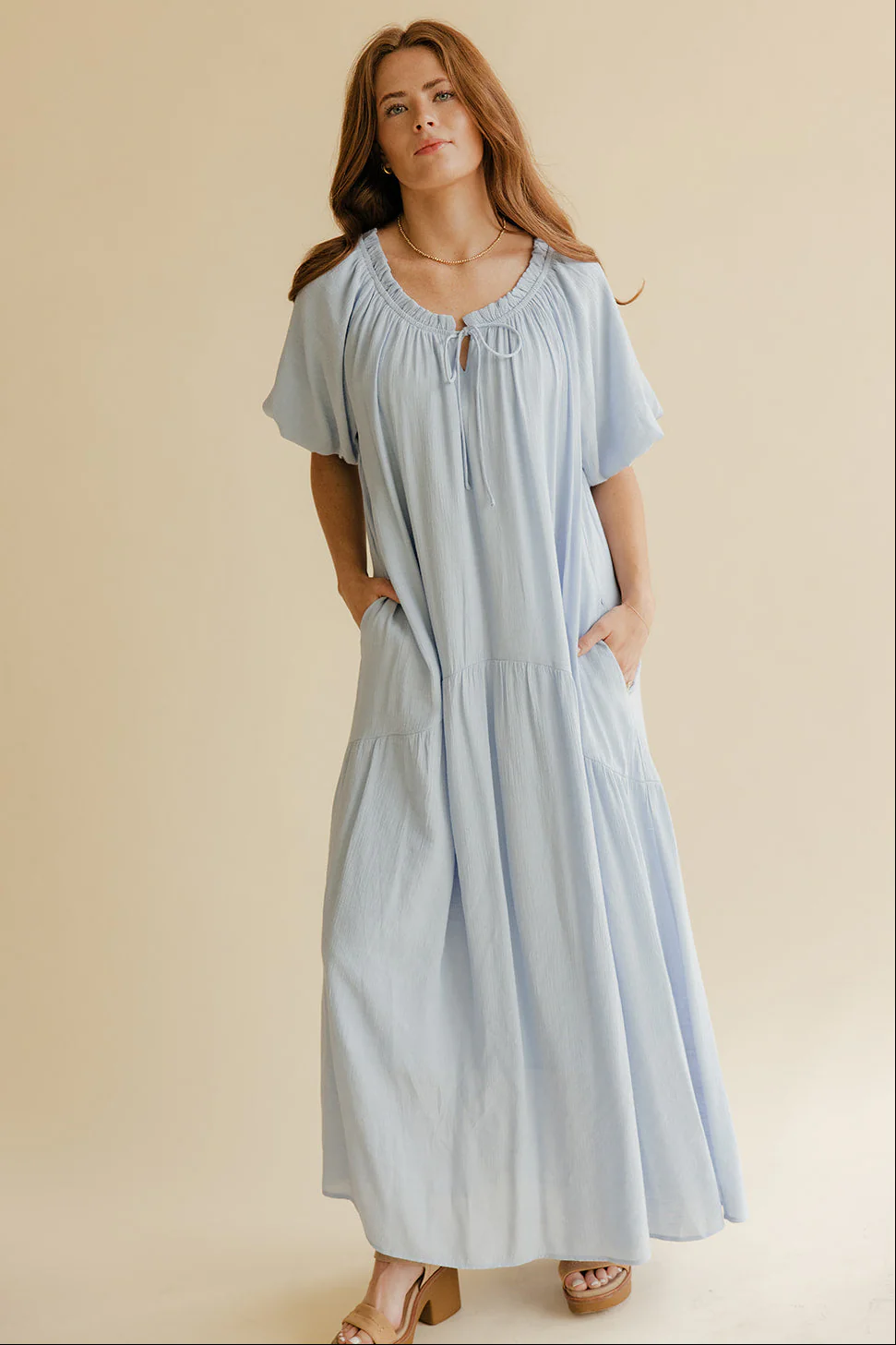 Daydreams Puff Sleeve Maxi - Image 2