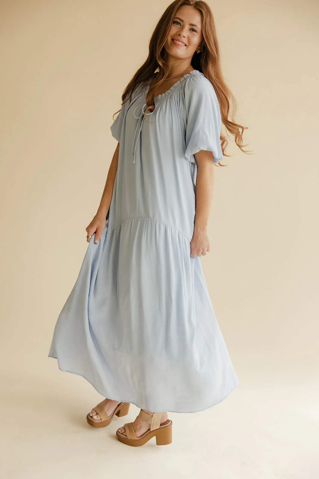 Daydreams Puff Sleeve Maxi - Image 4