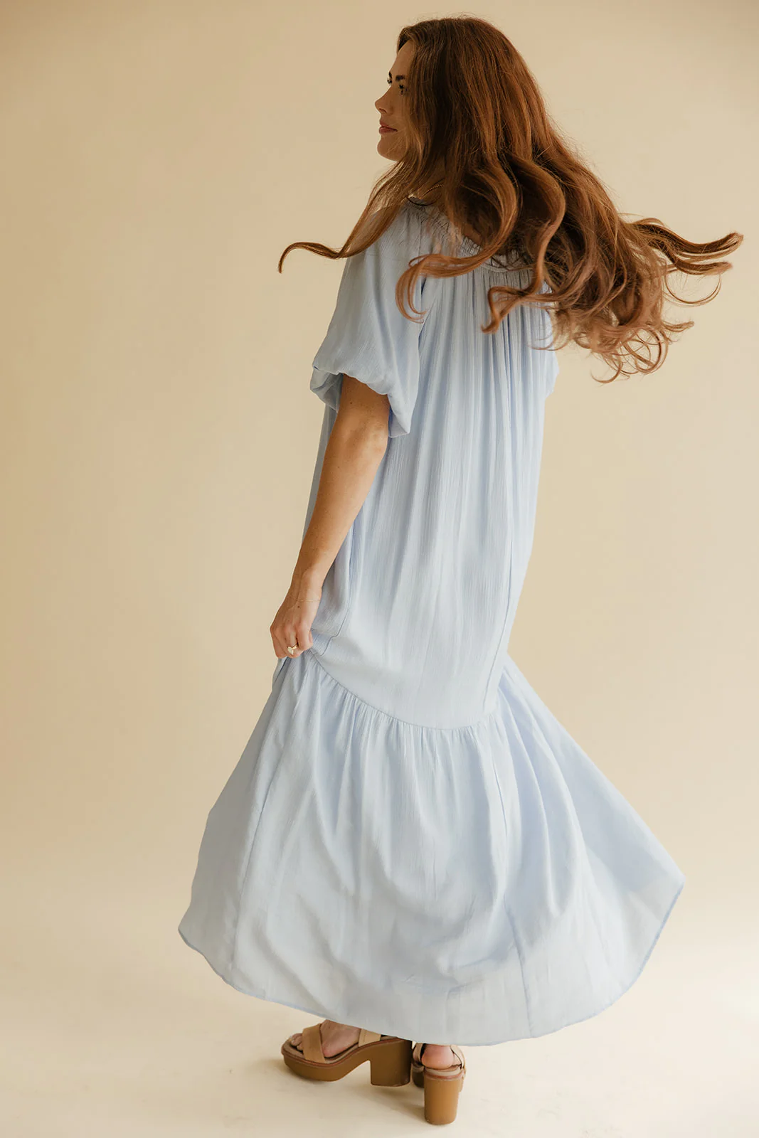 Daydreams Puff Sleeve Maxi - Image 7