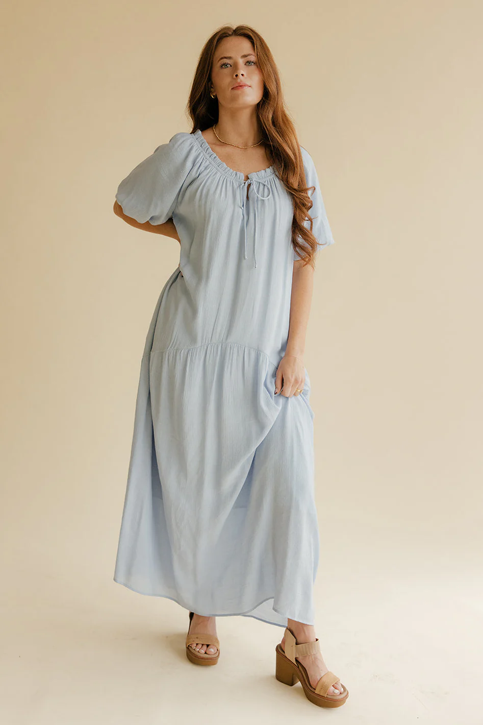 Daydreams Puff Sleeve Maxi - Image 9