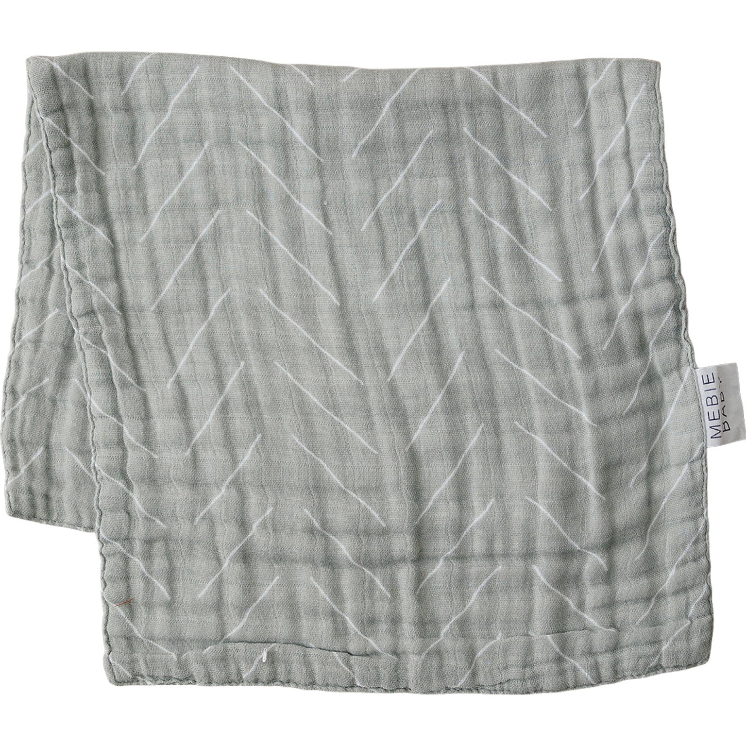 Desert Sage Muslin Burp Cloth - Image 3